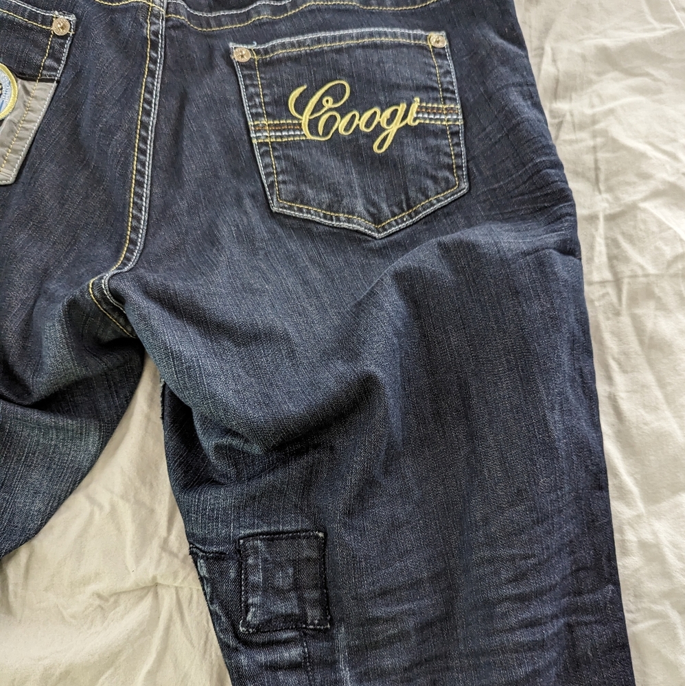 COOGI Patchwork Dark Denim Jeans - Picture 5 of 16